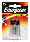 Батарейка алкалин. MAX 9V-9B-6LR61 1801 (1*12) Energizer