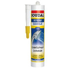 Герметик силиконовый санитарный белый 300мл Soudal